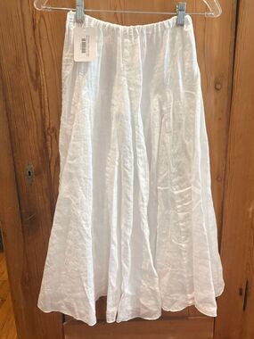 CP Shades NWT Fanny Linen White Midi Skirt sz XS